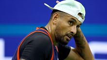 Nick Kyrgios has failed to convert multiple break points in the fifth set. 