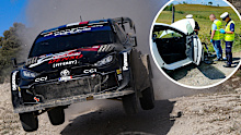 The driver Sebastien Ogier and co-driver Vincent Landais of the team Toyota Gazoo Racing WRT.
