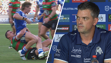 Cameron Ciraldo was left annoyed by Jack Wighton's unpunished hip drop against the Bulldogs.