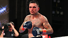 George Kambosos during his win over Teofimo Lopez. 