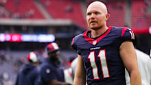 Australian-born punter Cameron Johnston in action for the Houston Texans in the NFL.
