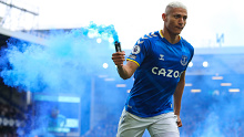 Richarlison scored the only goal at Goodison Park on Sunday. 