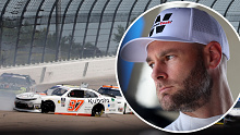 Shane van Gisbergen crashed out of the Xfinity Series race at Iowa Speedway.