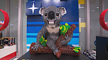 The Pitt Street store holds more than 10 million Lego bricks.  