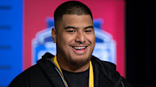 Australian NFL prospect Daniel Faalele. 