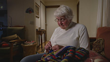 Anne Balshaw told 9News she woke to find an intruder rummaging through her wardrobe.