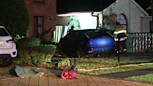 A 21-year-old man was arrested after a police chase ended in a terrifying crash in Sydney's Doonside. 