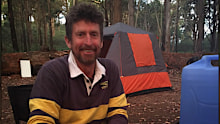 Mr Taylor's hang glider crashed into a paddock shortly after launch.