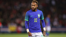 Neymar in action for Brazil in a recent friendly. 