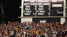 Leichhardt Oval during the Wests Tigers' round three match in 2024.