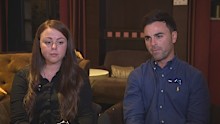 James and Vanessa Rizk's parents Albert and Marie were among the almost 300 people killed when MH17 was downed in 2014. 