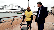 David Mzee defies everything we thought we knew about science - he's a paralysed man who can walk.