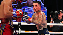 George Kambosos Jr in his win over Teofimo Lopez.
