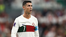 Cristiano Ronaldo during Portugal's loss to South Korea. 