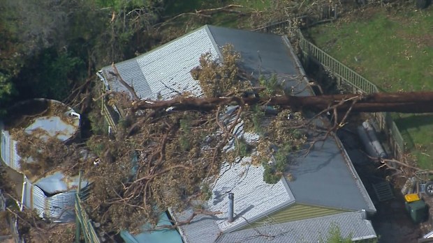 Residents of a storm-hit south-east Queensland community have spent the day taking stock of the damage.