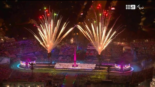Paralympics opening ceremony.