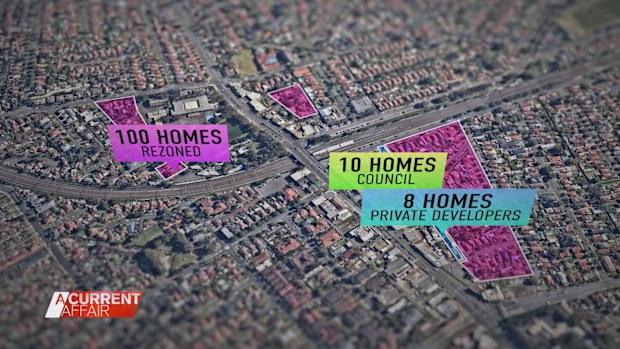 Sydney council proposal would see ten homes compulsorily acquired at market value.