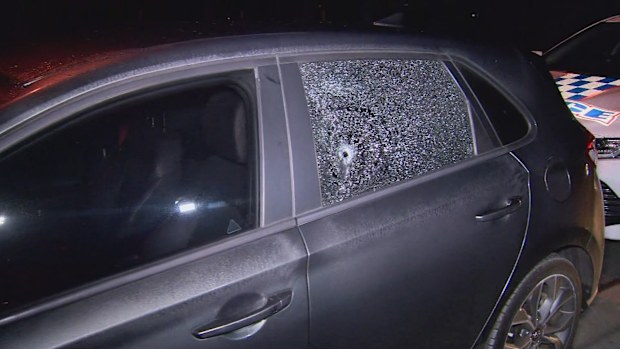 Manhunt underway for two alleged gunmen behind separate shootings in Logan, Brisbane. 