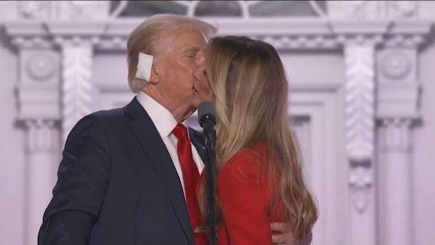 Melania Trump and Donald Trump