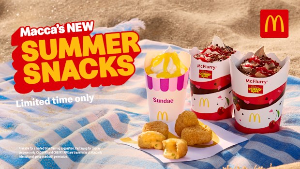 mcdonalds australia new summer range
