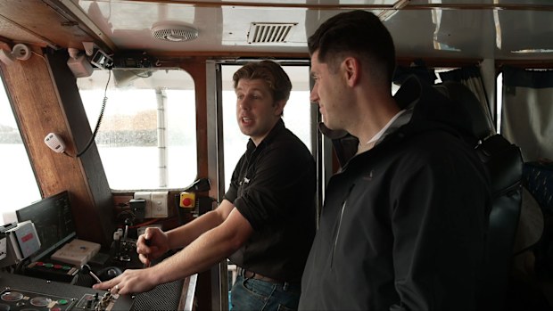 Shannon's son, Cody, who operates the Tara Lynn, says that filling the tank for a week's work used to cost around $4000 to $5000, but today that figure has effectively doubled.