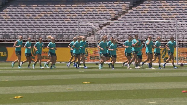Sam Kerr credits fans as Olympic qualifier tipped to break records for women's sport