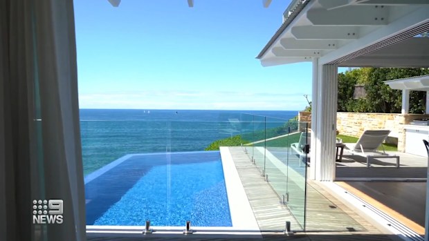 Five people have been rushed to hospital with burns after an outdoor fire pit exploded on Sydney's Northern Beaches.