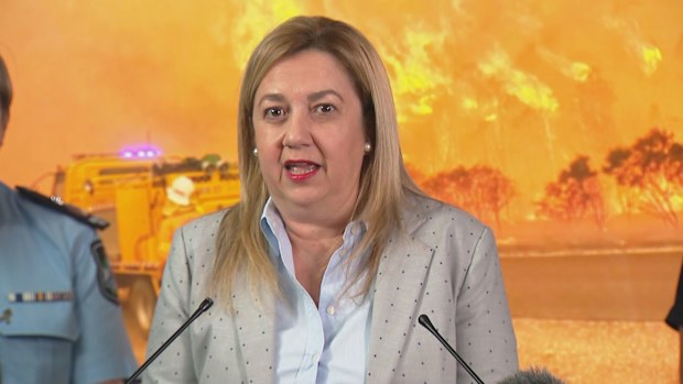 Premier Annastacia Palaszczuk said the fire has instead gone around the town of Wallangarra in the state's southern downs, where residents were told earlier in the day to seek shelter.