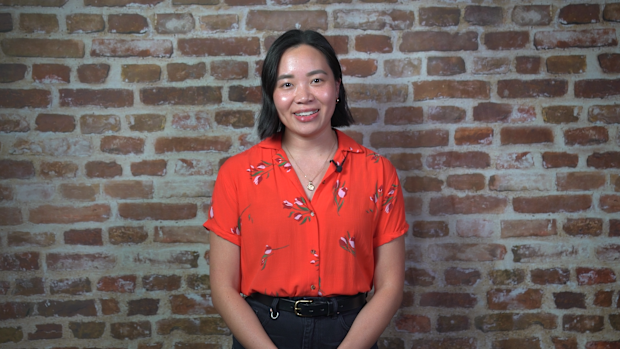 Jessica Chandra speaking about Lunar New Year