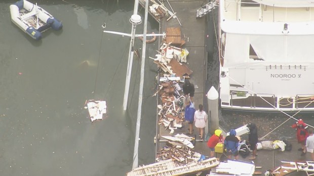 Woman suffers shrapnel injuries after boat explosion at Sydney marina ...