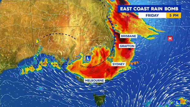 National weather August 7, 2020.