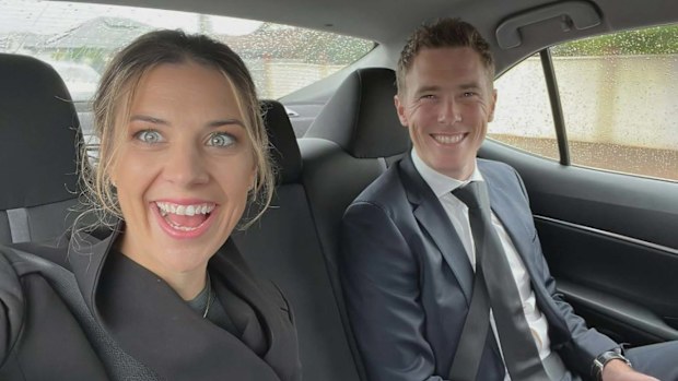 Melissa Dennis 32, was hit by a car last night in Medindie in the city's north. She was rushed to Royal Adelaide Hospital but died.Her husband, Rohan Dennis, was allegedly behind the wheel.