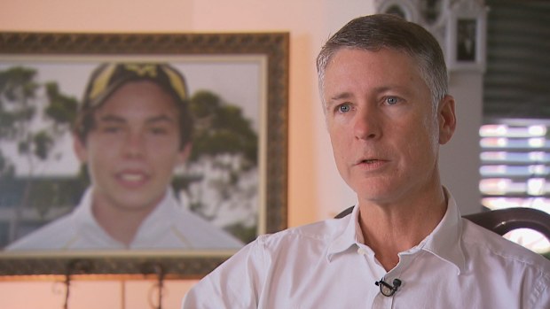 His dad Colin Brading said his son was 'was determined he wanted to get the foundation going'.