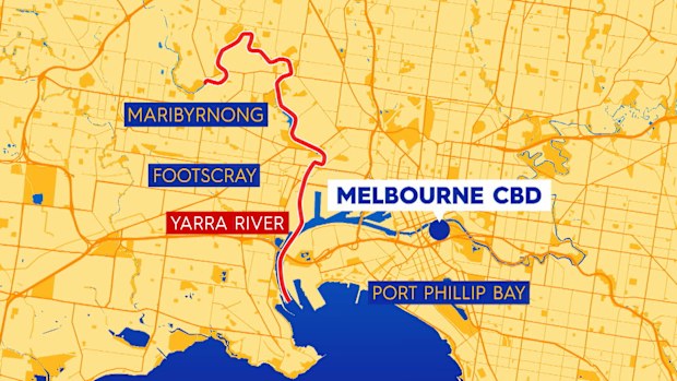 Maribyrong River in Victoria