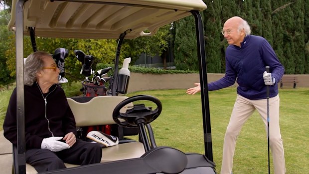 Richard Lewis and Larry David