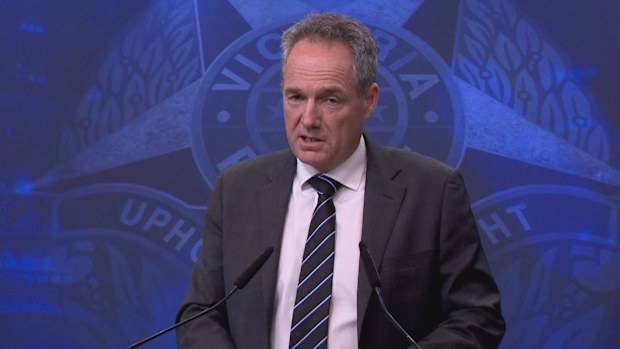 Victoria Police duty crime officer Graham Banks.