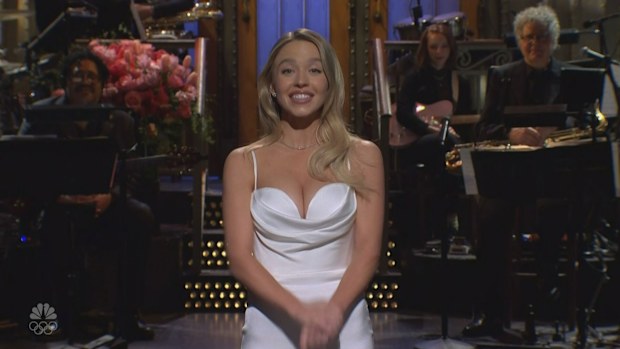 Sydney Sweeney delivers opening monologue during Saturday Night Live 