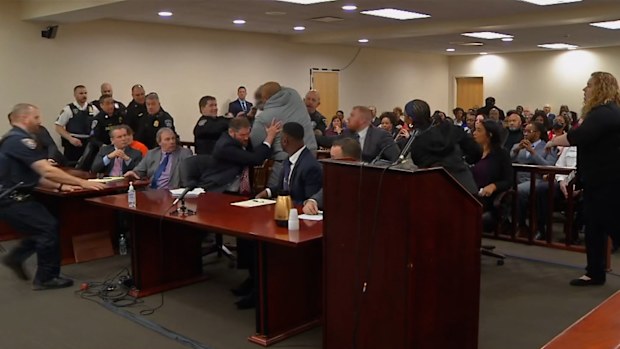 A man rushed at Payton Gendron during his sentencing hearing on Wednesday, February 15