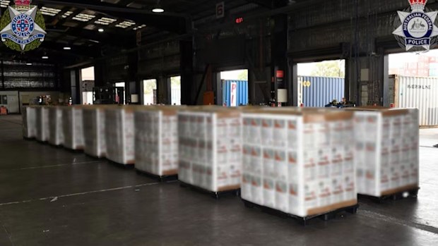 A $1.7 million meth haul en route to Melbourne has been seized.