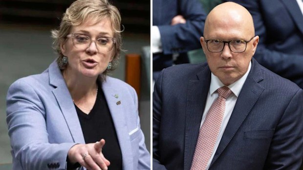 Zali Steggal told Peter Dutton to "stop being a racist" in parliament last week. 