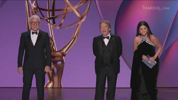 Emmys 2024 - selena gomez and martin short