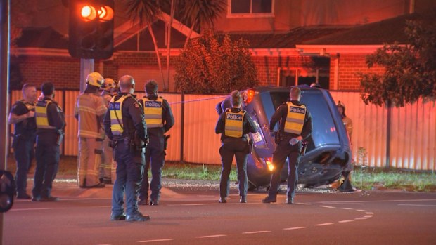 A man has been arrested after allegedly stealing a car and leading police on a wild chase in Melbourne's north. 