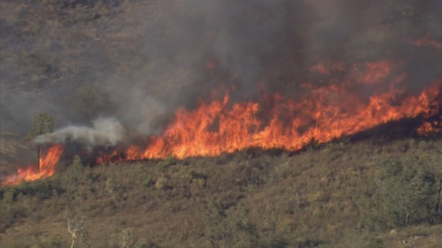 A bushfire watch and act alert was in place for Perth residents in parts of Red Hill, Millendon, Herne Hill and Baskerville in the City of Swan.
