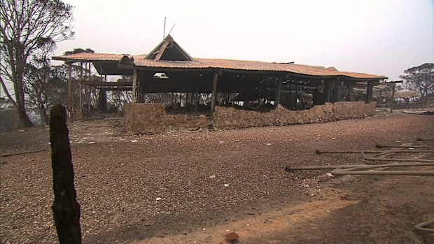 Buildings at the Selwyn Snow resort were destroyed by bushfires at the weekend.