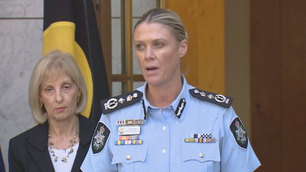 Australian Federal Police commissioner Krissy Barrett.