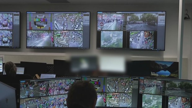 In the control room today, senior police have every inch of the city covered by a network of Melbourne City Council cameras.
