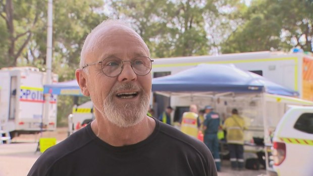 Resident Mark Norton, who lives on the road where the blaze started, had a narrow escape of his own.