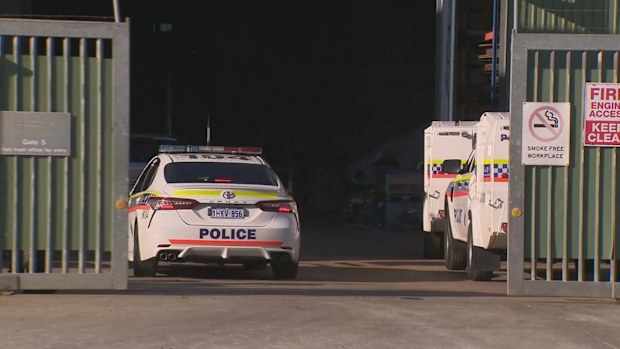 Emergency crews were called to Hoffman Engineering in Bassendean, in the city's north-east, about 2.40pm today.