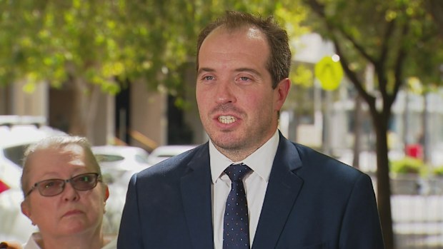 Journalist Ben Hyde was leaving work in October 2021 when he was hit by Luigi Gligora on West Terrace in Adelaide's CBD.