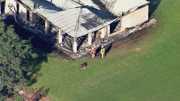 House fire in Geham, north Toowoomba, Queensland